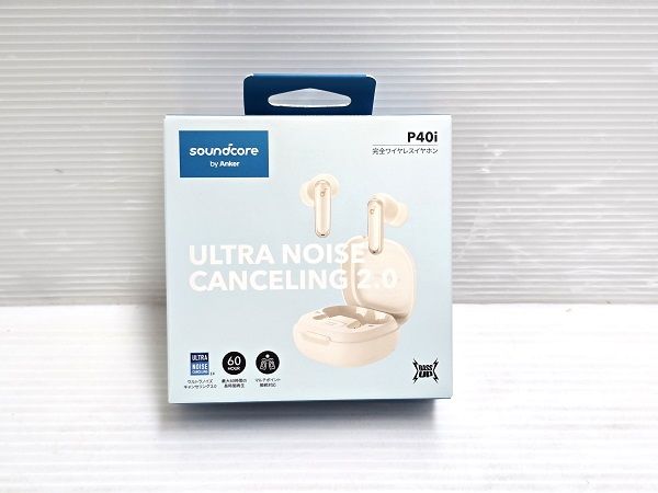 アンカー Anker サウンドコア P 40 i ワイヤレスイヤホン ウルトラノイズキャンセリング 2.0 オフホワイト YR-18652