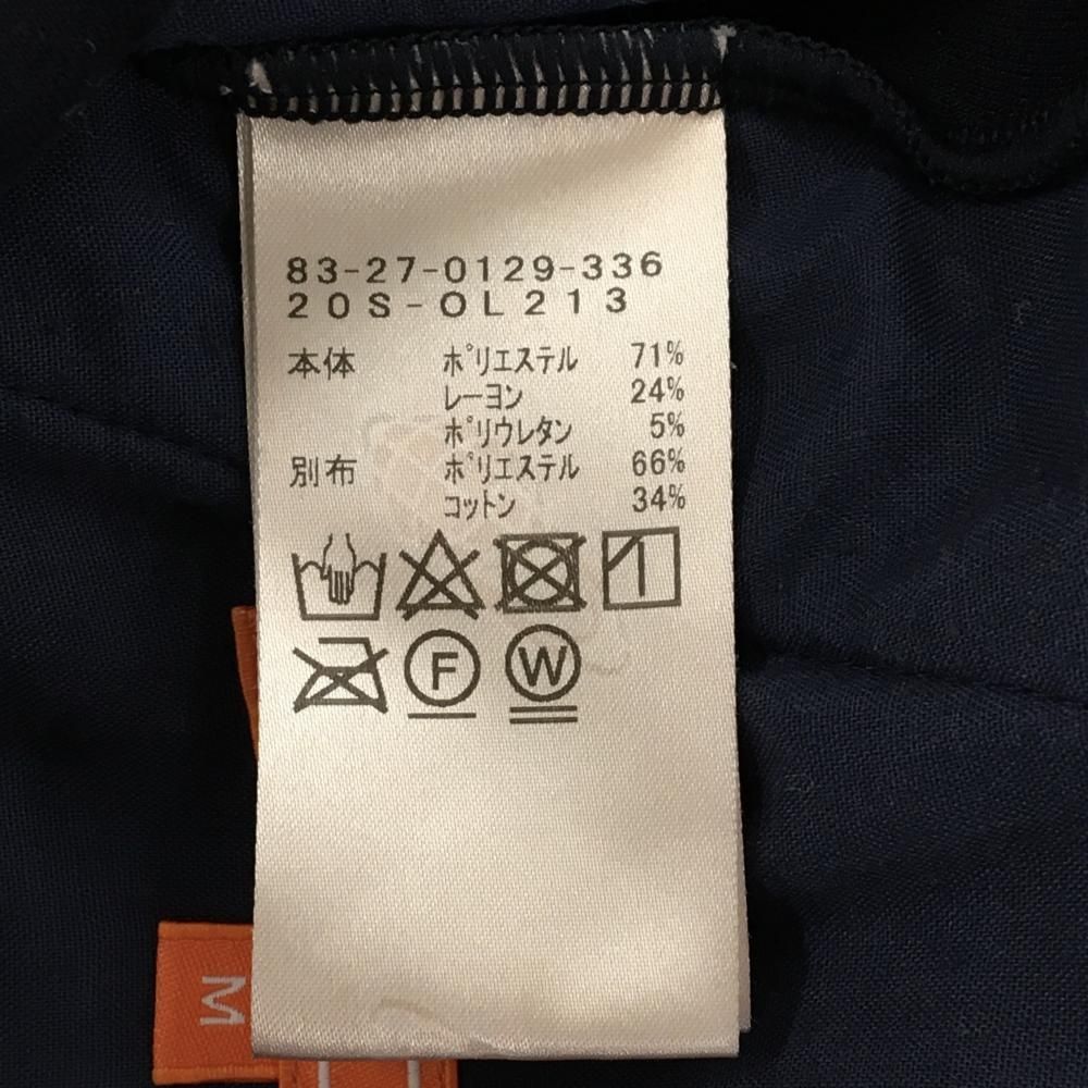 ビームスゴルフ スカート ネイビー ロゴ レディース M ゴルフウェア