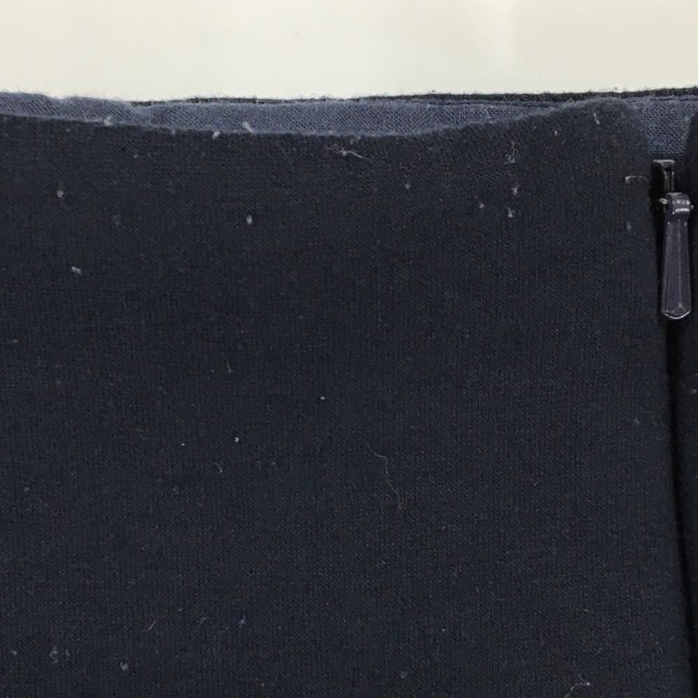 ビームスゴルフ スカート ネイビー ロゴ レディース M ゴルフウェア