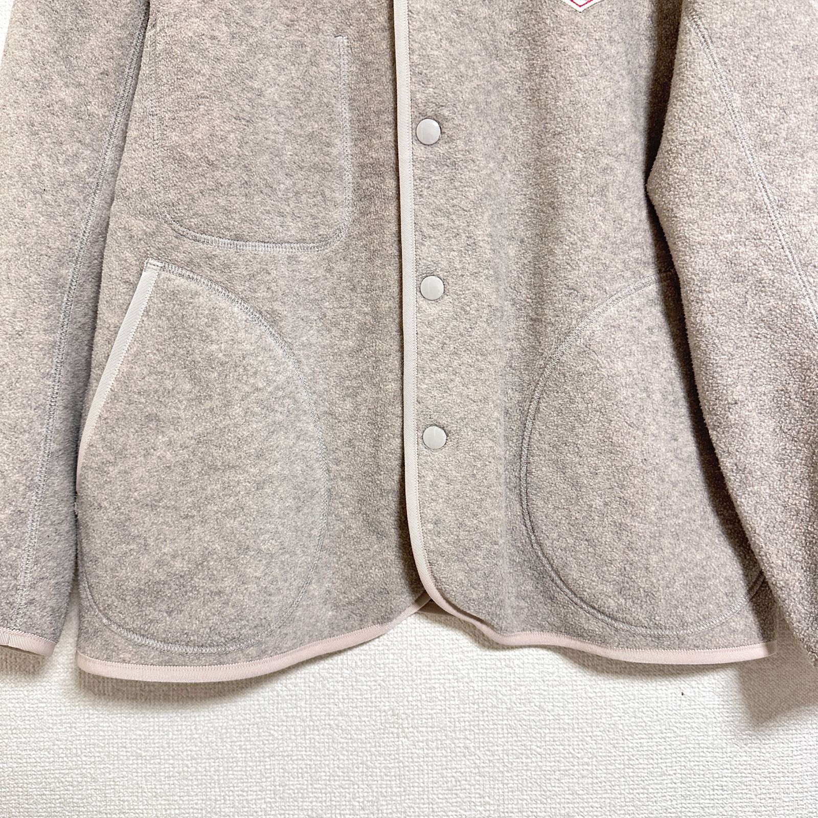 DANTON フリース ノーカラージャケット JD-8911 34 マーブル - メルカリ