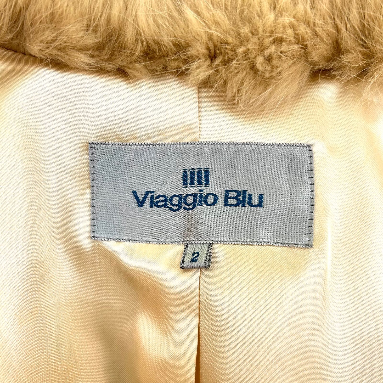 Viaggio Blu ビアッジョブルー ラビット フォックス リアル ファー 