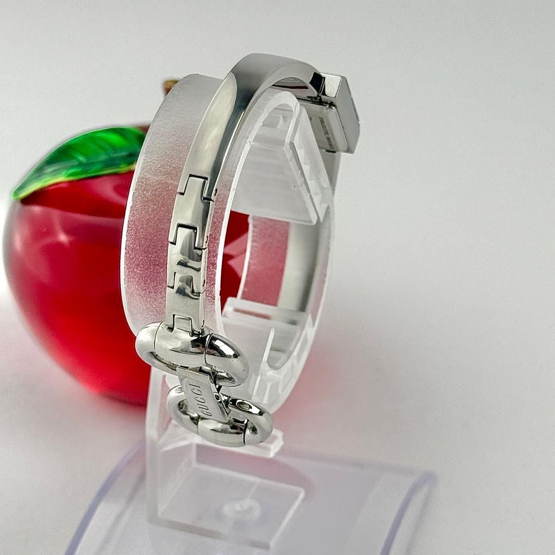 新品電池】895 グッチ カットガラス ダイヤベゼル スクエア レディース