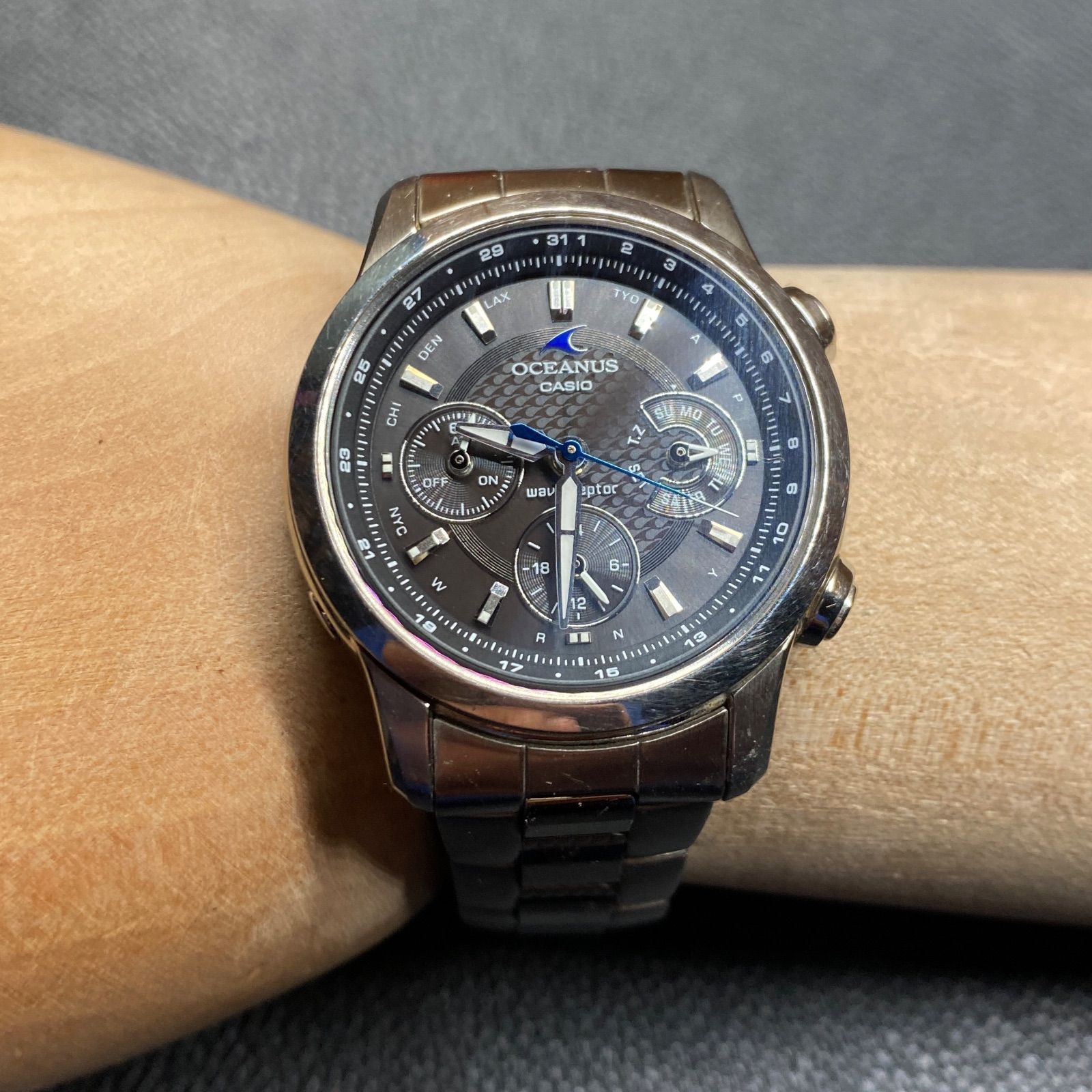 カシオ CASIO OCW-30 OCEANUS オシアナス クロノグラフ レディース