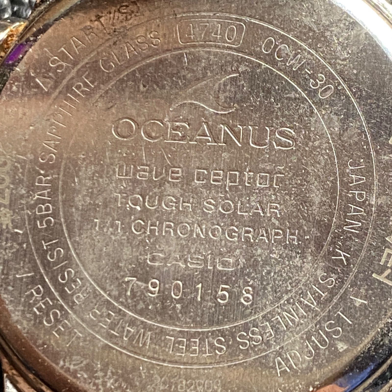 オシアナス クロノグラフ