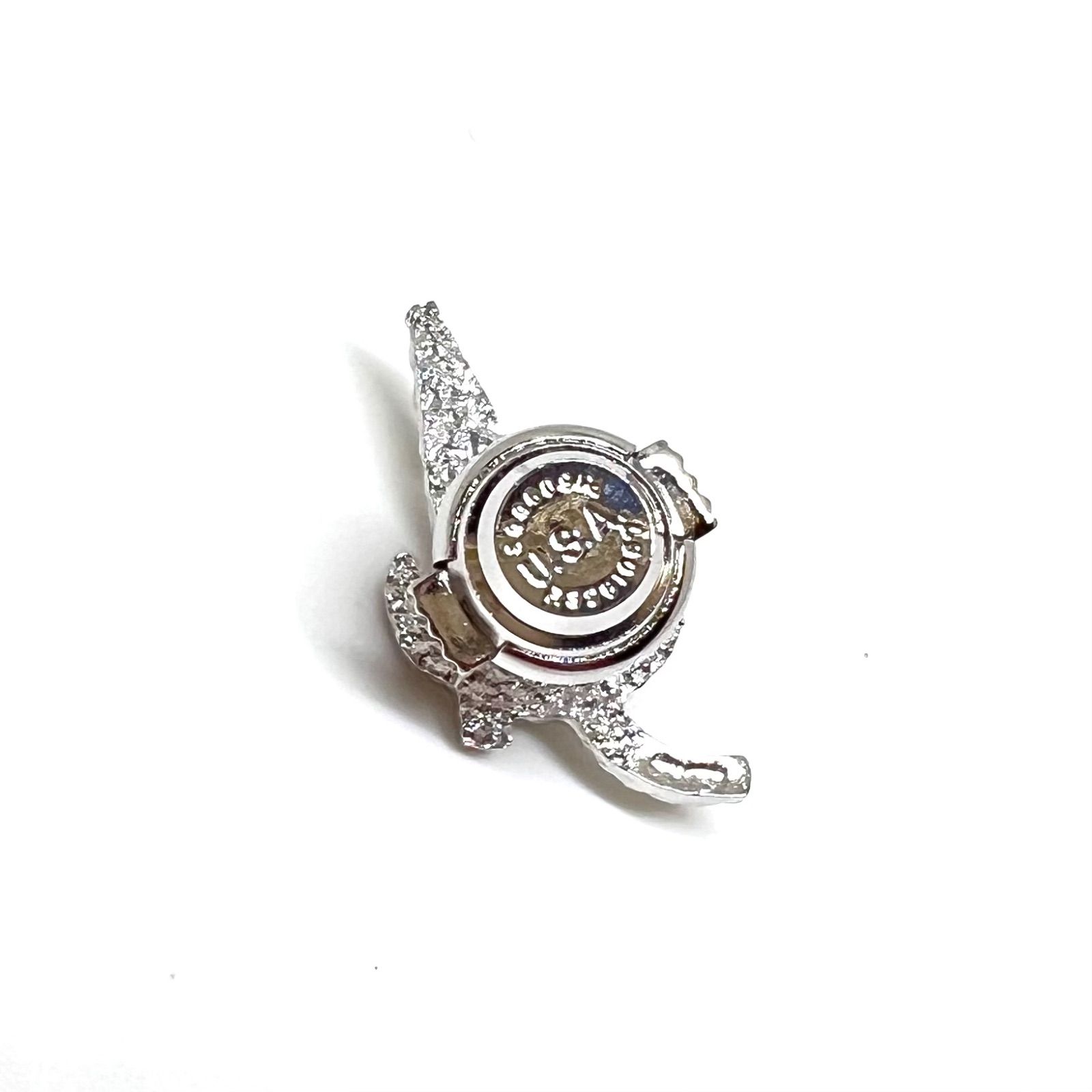 極美品☆田崎真珠 TASAKI タサキ パール ブローチ イニシャル A 1粒