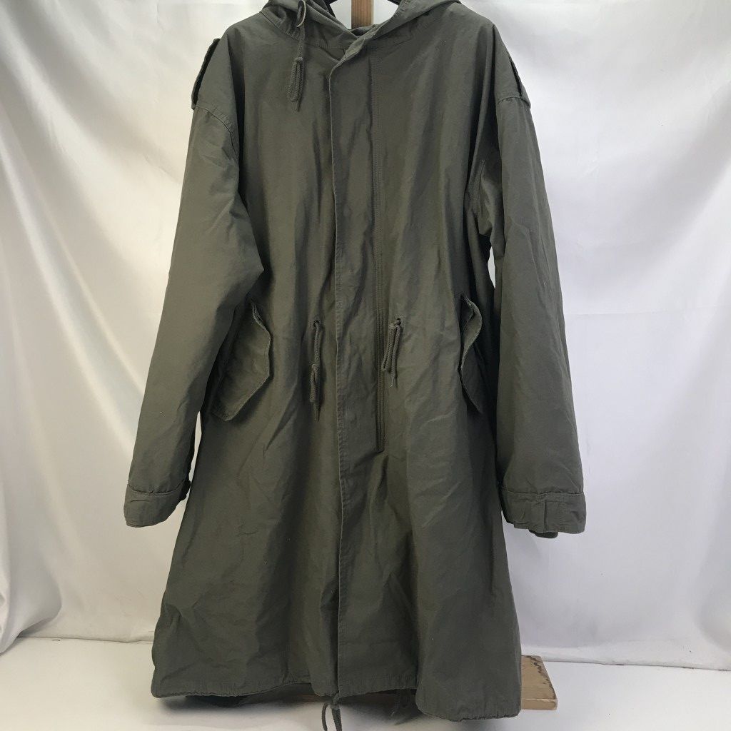 01w-5757 ヒューストン HOUSTON  M-51パーカ モッズコート フィッシュテール ミリタリー アウター カーキ  トップス  【中古品】