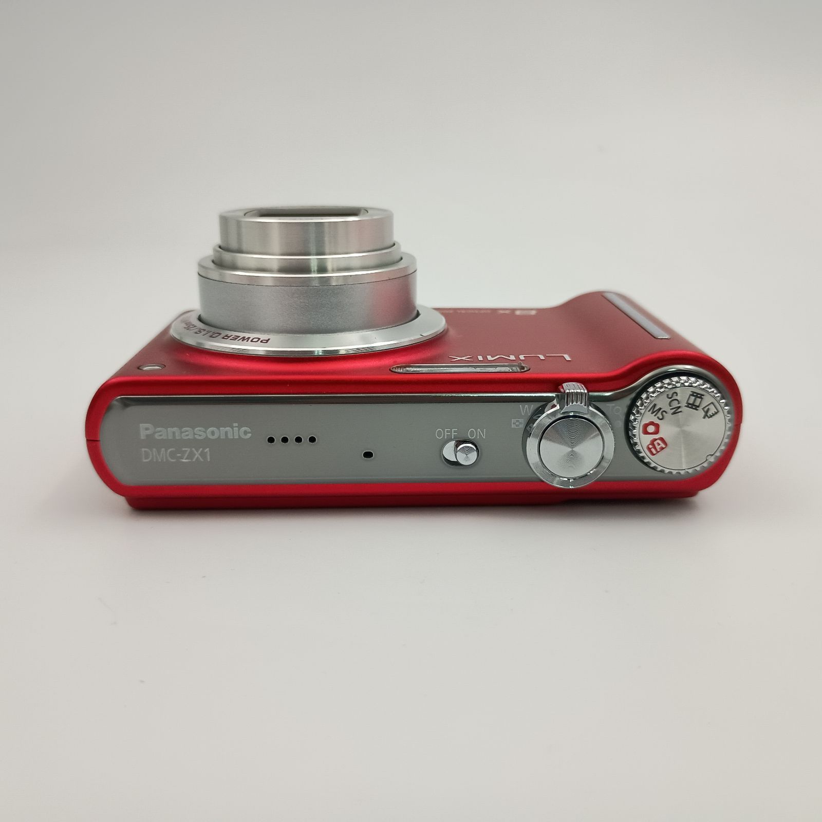 LUMIX コンパクトデジタルカメラ レッド Panasonic LUMIX DMC-ZX1 Compact DIGITAL Camera Red コンパクト