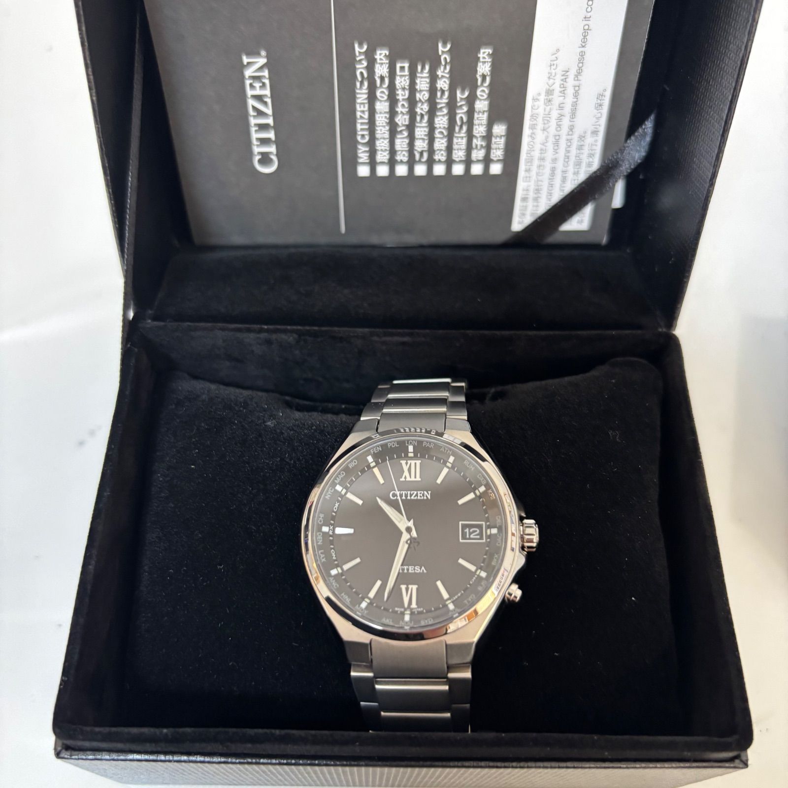 ☆美品 CITIZEN ATTESA アテッサ CB1120-50G H149-S125626 エコ 