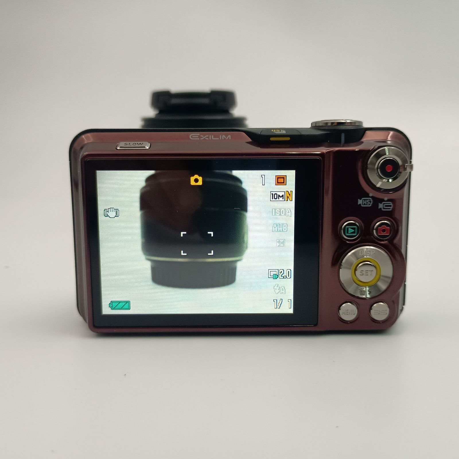 CASIO EXILIM EX-FC150 Compact DIGITAL Camera Red カシオ エクシリム