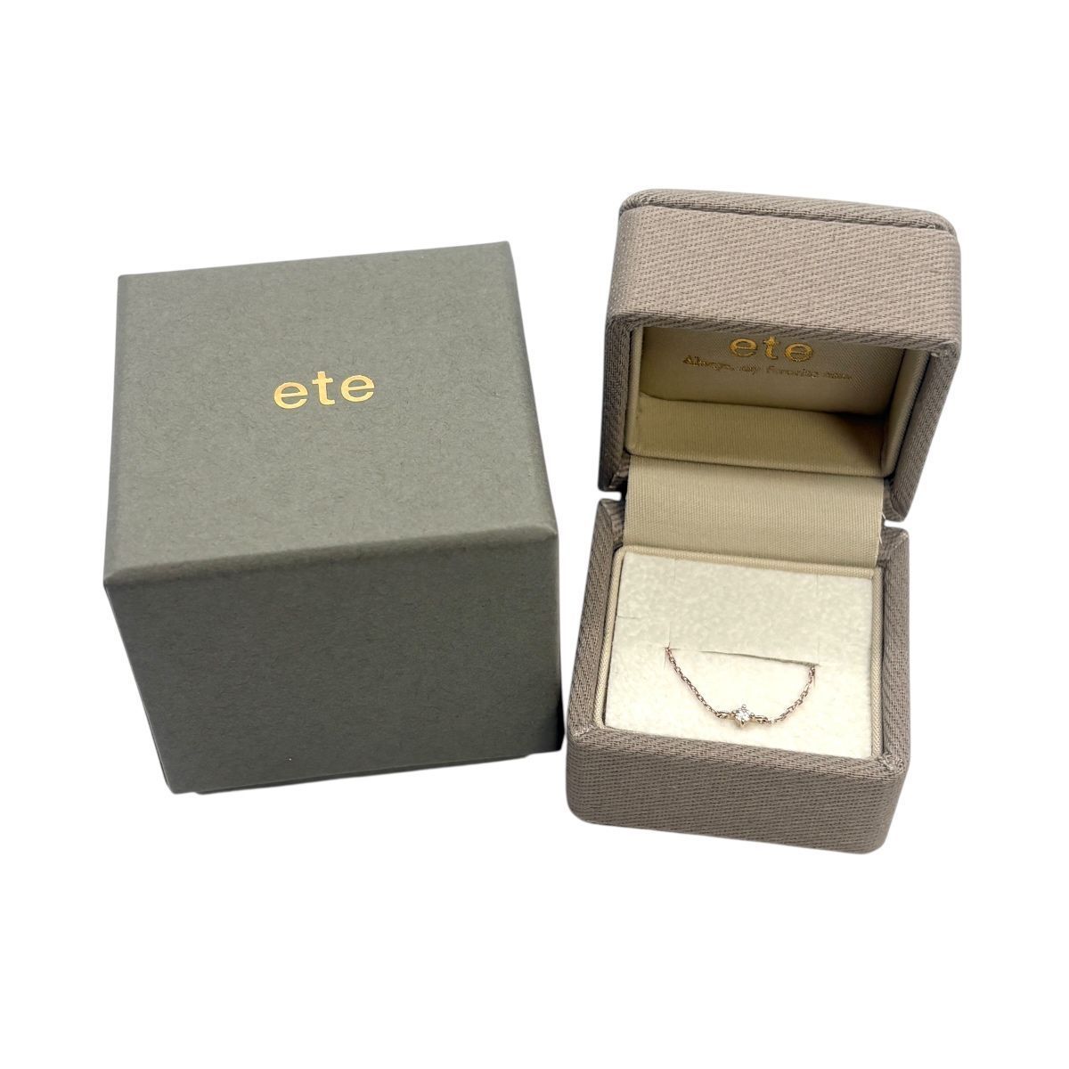 ete ブレスレット ピンクゴールド K10 ete ブレスレット k10」の人気