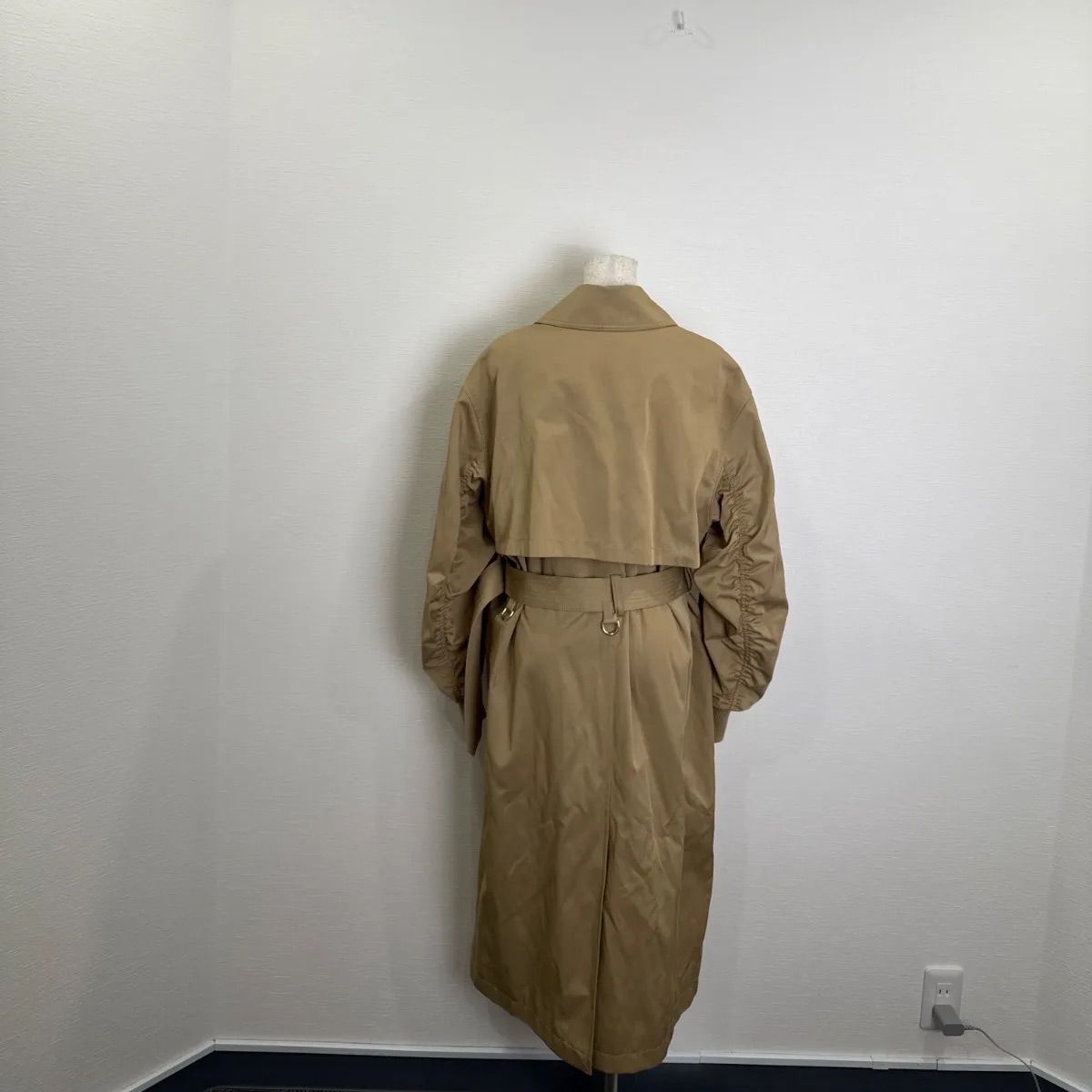 R00747｜ZARA ザラ｜トレンチコート｜Beige ベージュ｜Y2K｜90S｜古着