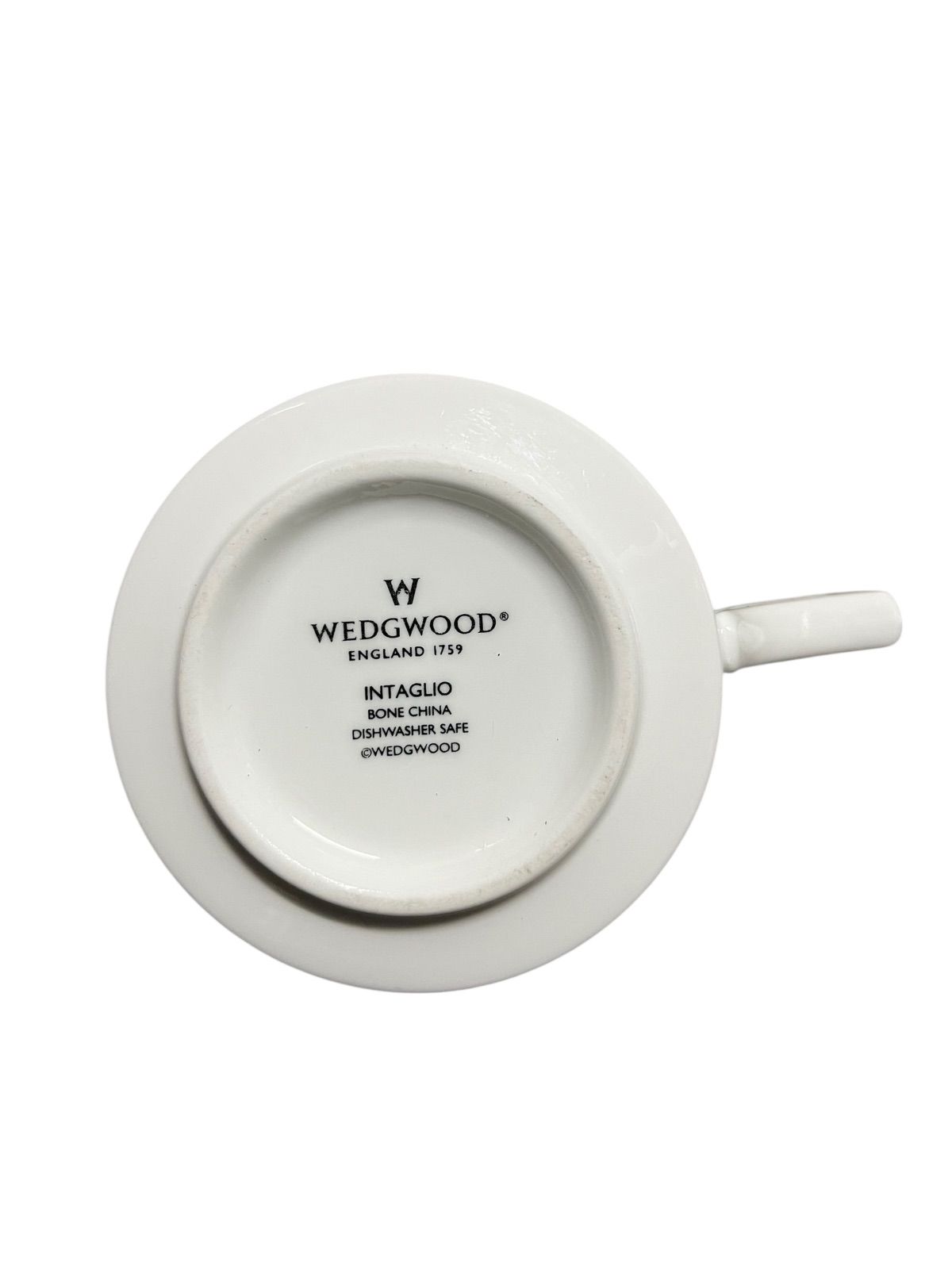 ウェッジウッド インタグリオ カップ-ソーサー 3客 訳アリ