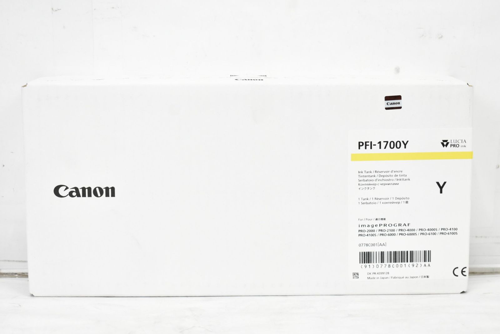 キャノン トナー PFI 1700 イエロー CANON L 11 byebye