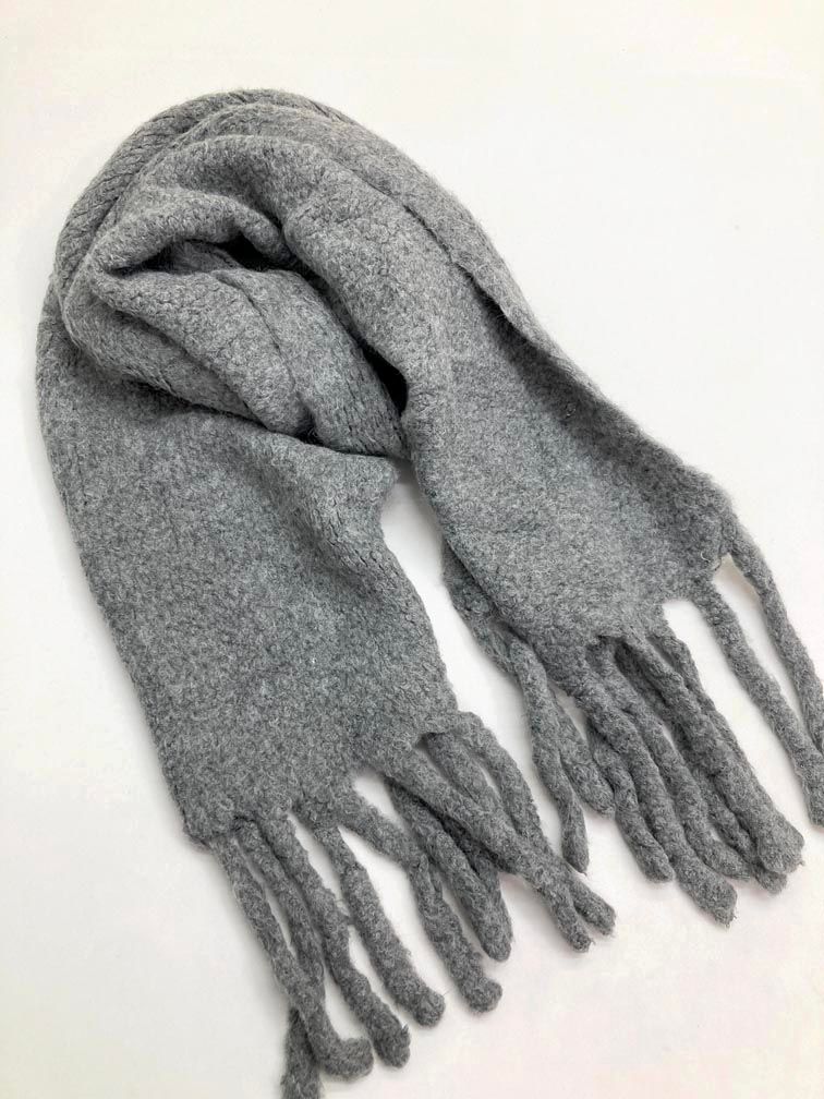 todayful Brashed Volume Stole グレー 【公式通販】