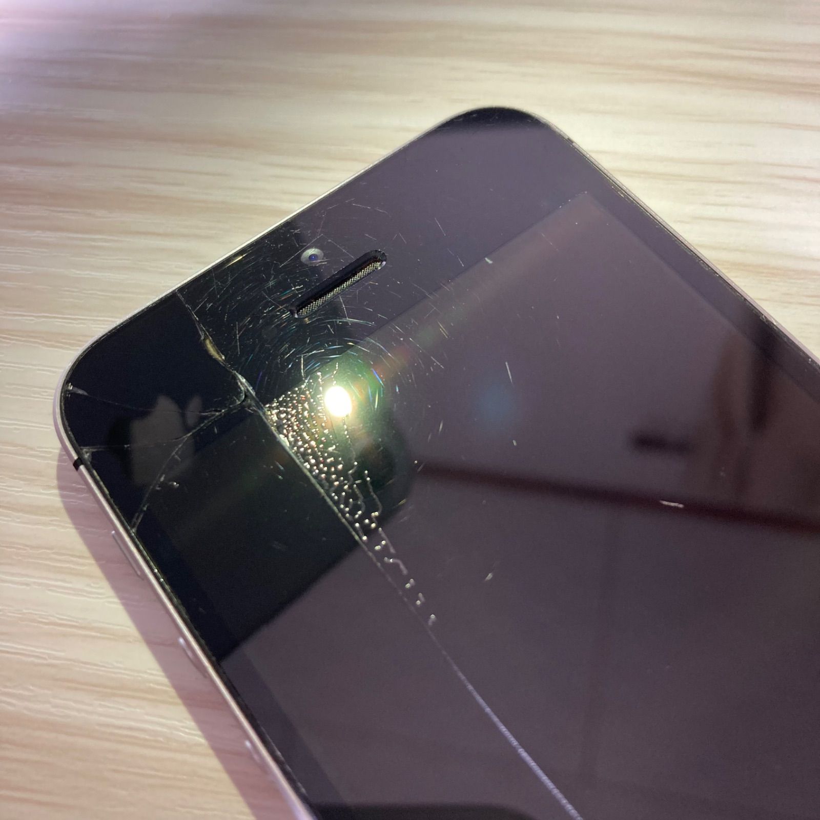 【新品液晶バッテリー】iPhoneSE スペースグレイ 128GB SIMフリー iPhone - 【美品】iPhoneSE スペースグレイ 128GB シムフリー 新品