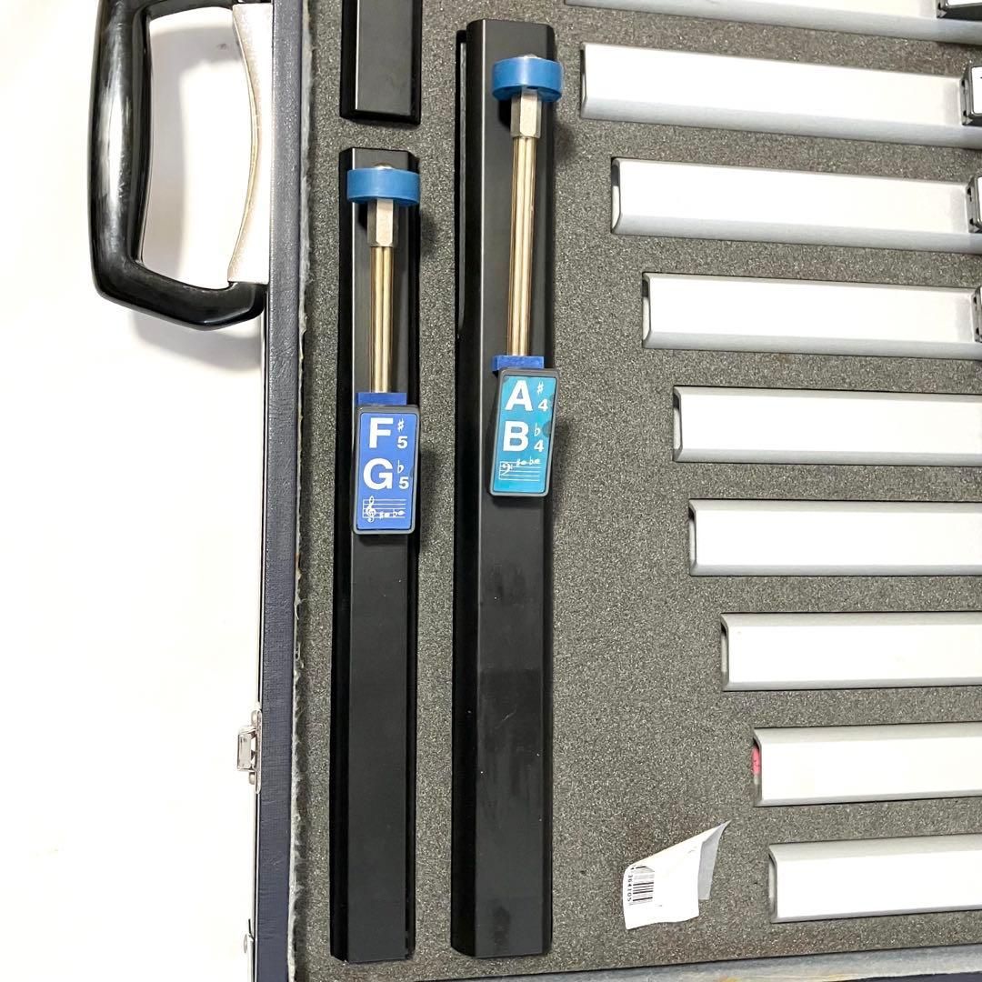 美品】SUZUKI トーンチャイム HB-16 ハンドベル 打楽器 ハードケース付