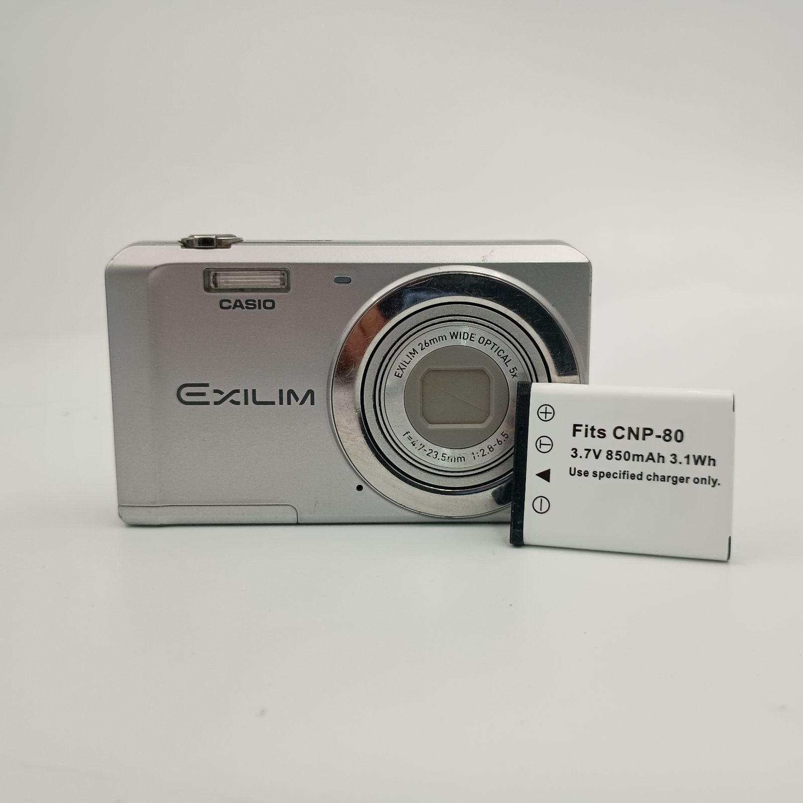 CASIO EXILIM EX-ZS5 Compact DIGITAL Camera SILVER シルバー カシオ エクシリム コンパクトデジタルカメラ