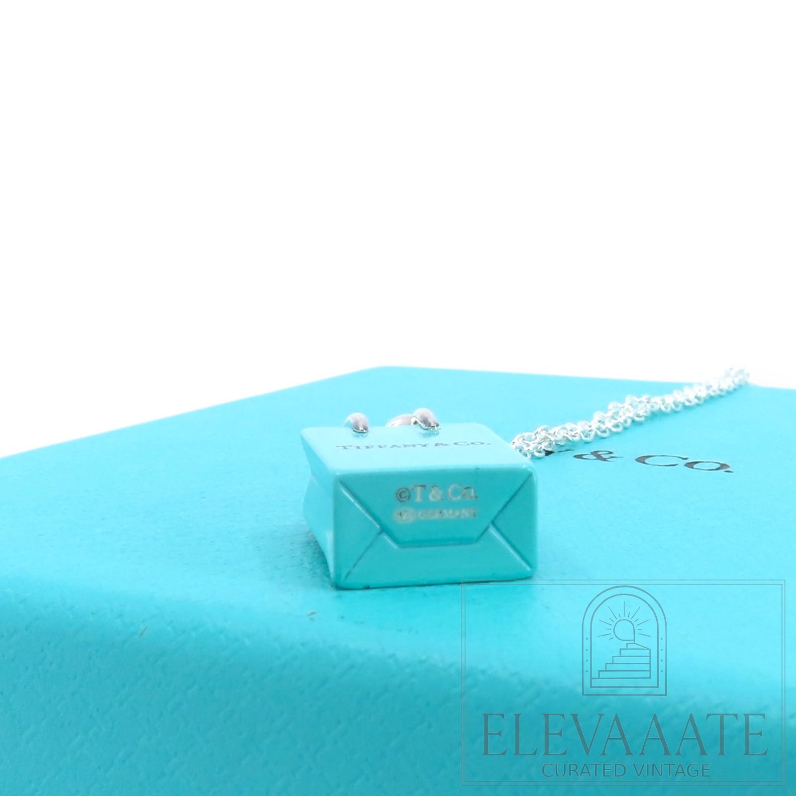 希少 美品 Tiffany&Co. ティファニー ブルー ショッパー シルバー