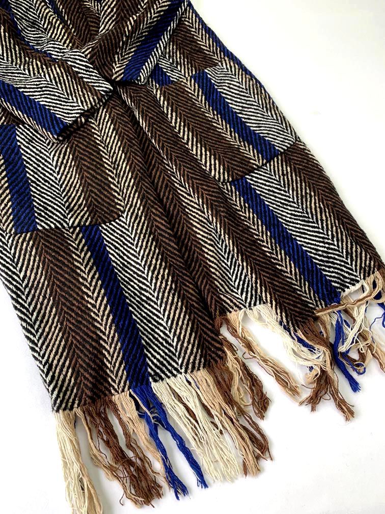 Ameri VINTAGE アメリヴィンテージ フリンジ コート 青 ◇□◎レディース