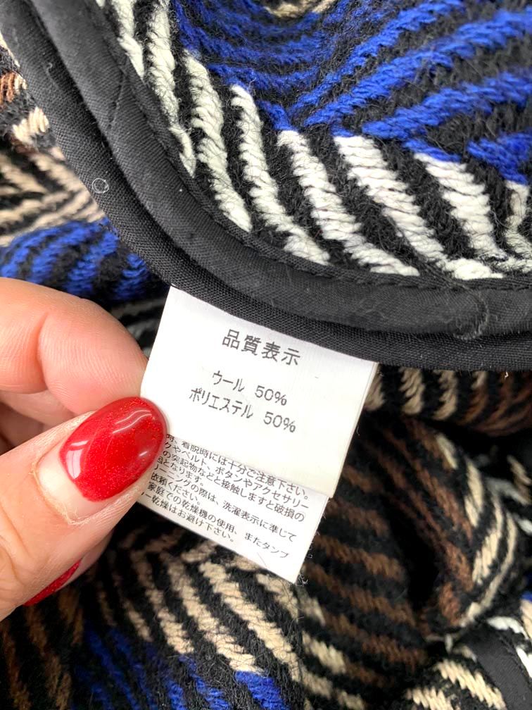 Ameri VINTAGE アメリヴィンテージ フリンジ コート 青 ◇□◎レディース