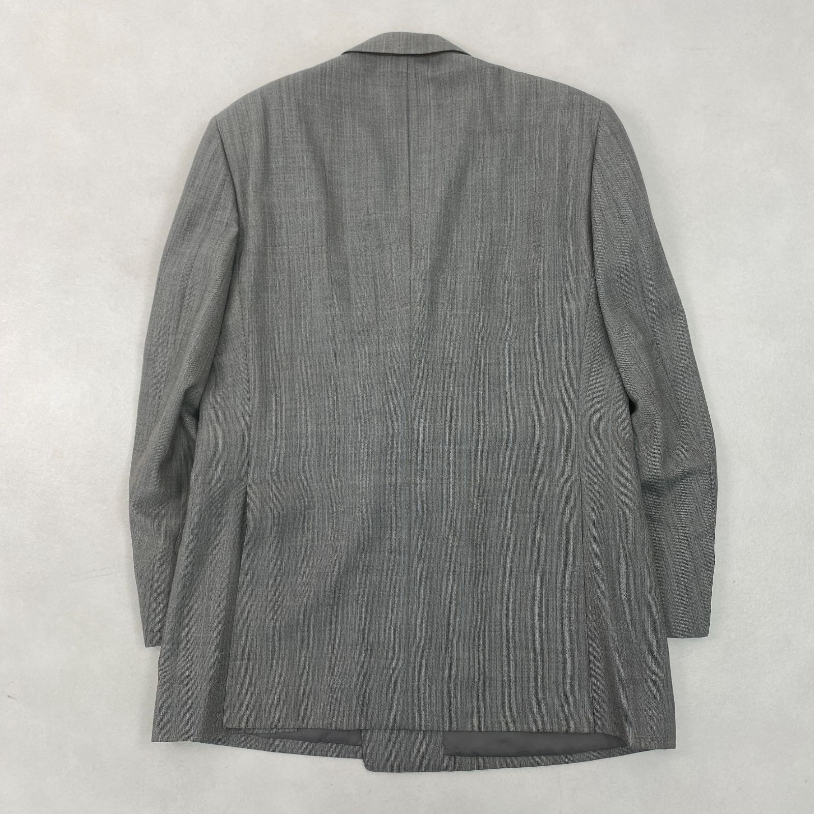 美品 バーバリーズ スーツ ダブル セットアップ ライトグレー チェック