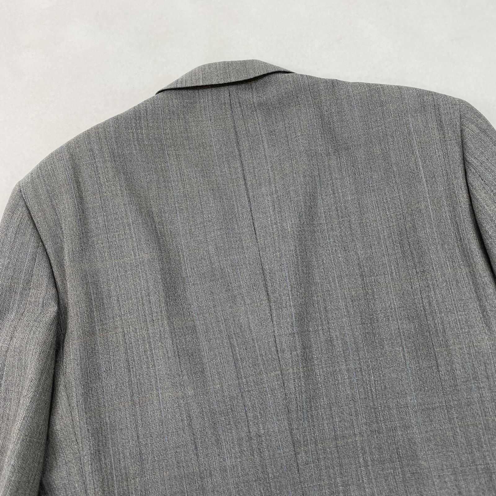 美品 バーバリーズ スーツ ダブル セットアップ ライトグレー チェック