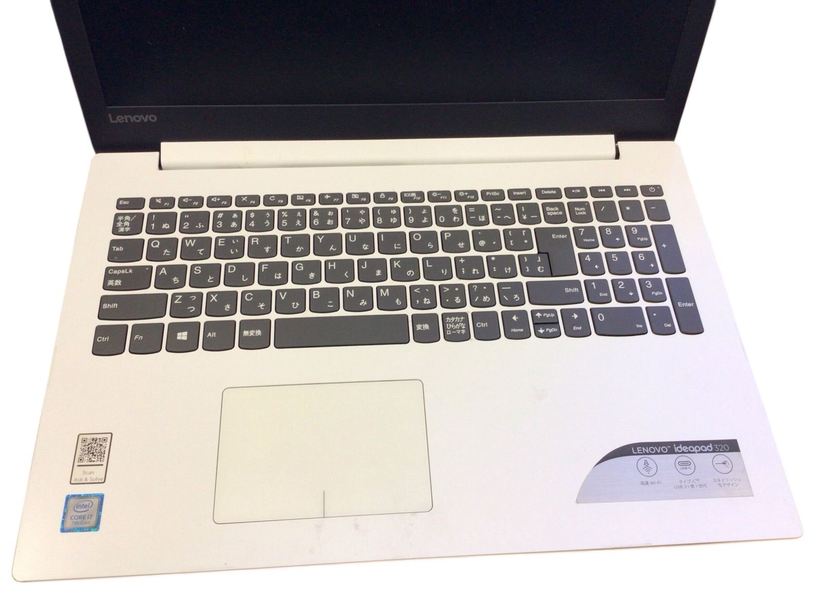 【ジャンク品】lenovo ideapad 320 80XV0095JP ジャンク] Lenovo IdeaPad 320-15IKB 80XL/ CPU CORE i7-7th/メモリ