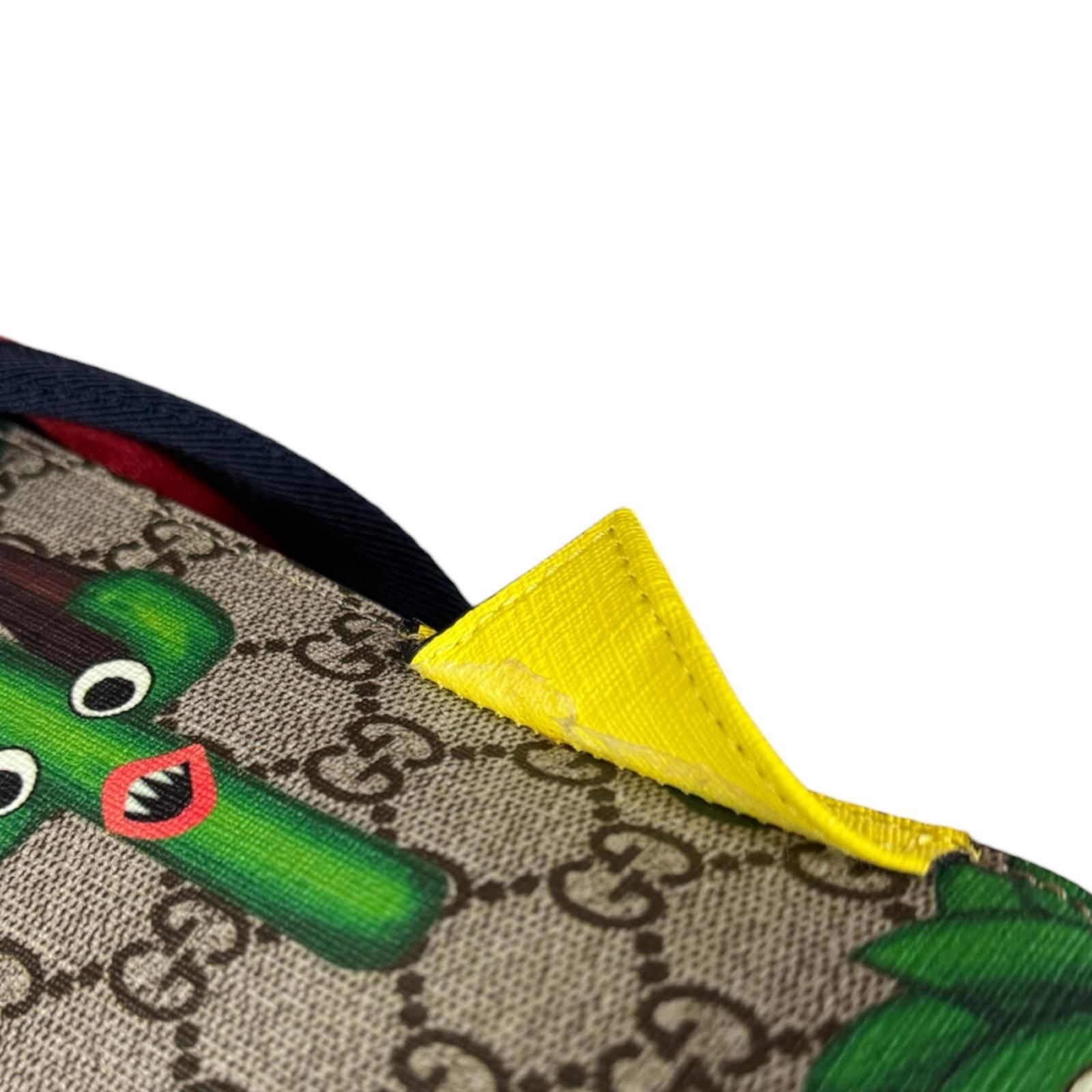 グッチ スマイリングプラント チルドレンズ ＧＧスプリーム リュック・デイパック GGスプリームキャンバス 410791 レディース GUCCI  中古 R&Kリサイクルキング グッチ スマイリングプラント チルドレンズ GGスプリーム リュック