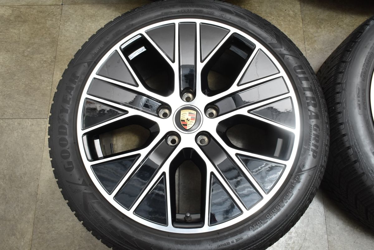 ポルシェ タイカン ターボ 20 in 9 J 54 11 60 PCD 130 NF 0承認 グッドイヤー 245 45 R 285 40 20インチ タイヤ ホイールセット