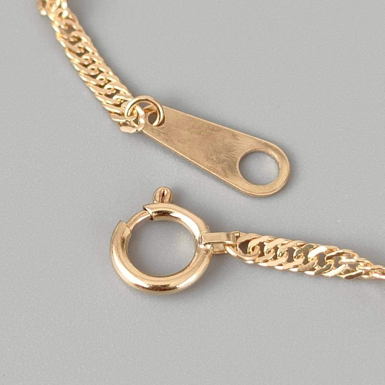 18金 K18 ジュエリーマキ スクリューブレスレット 男女兼用 1.52g 18.5