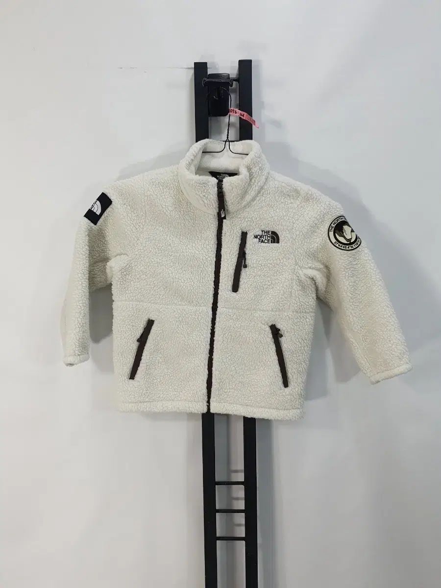 【高品質，品質保証】 THE NORTH FACE ザノースフェイス キッズ フリース シープスキン ボア ジャケット アイボリー 白 120 その他