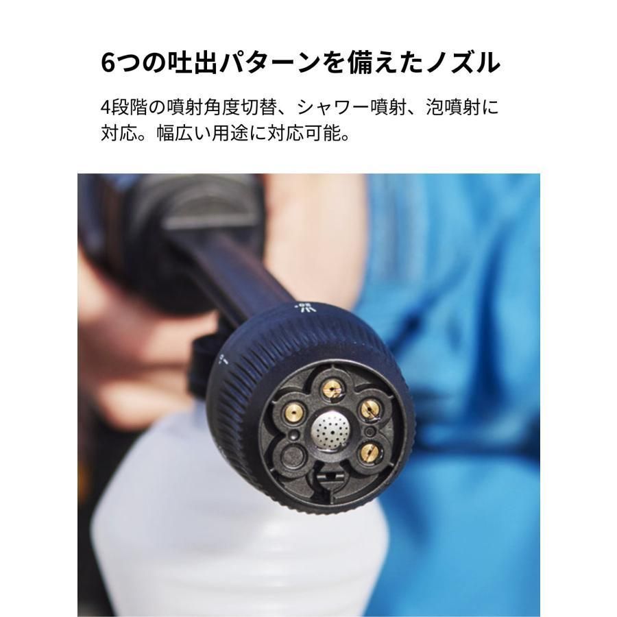HOTO 20 V 高圧洗浄機 Plus 強力な洗浄力 シャワー噴射 泡噴射 IPX 6防水 軽量設計 大容量バッテリー