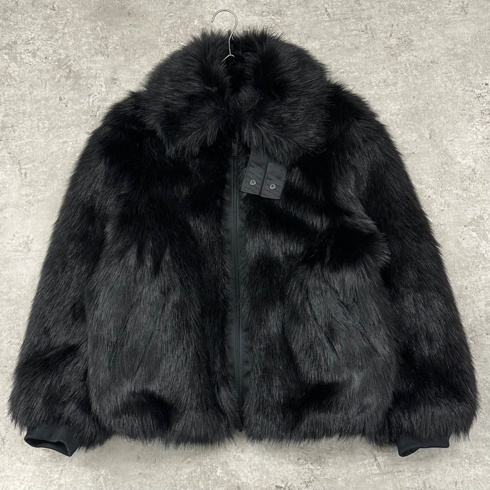 美品NIKE AMBUSH ブラックファージャケット XL NIKE（ナイキ） × アンブッシュ AMBUSH リバーシブル ファージャケット