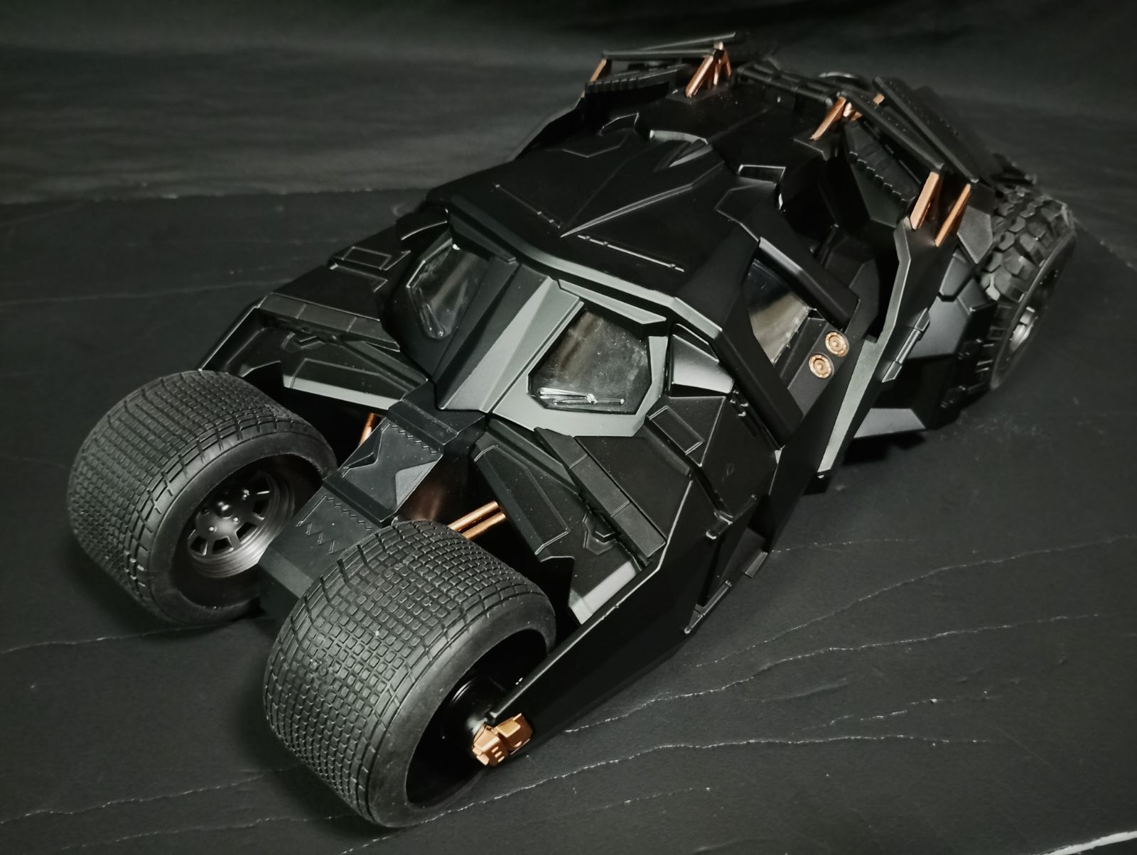 1 18 バットモービル ダイキャスト ミニカー スプレー噴射 ギミック バットマン ダークナイト Batmobile Batman The Dark Knight