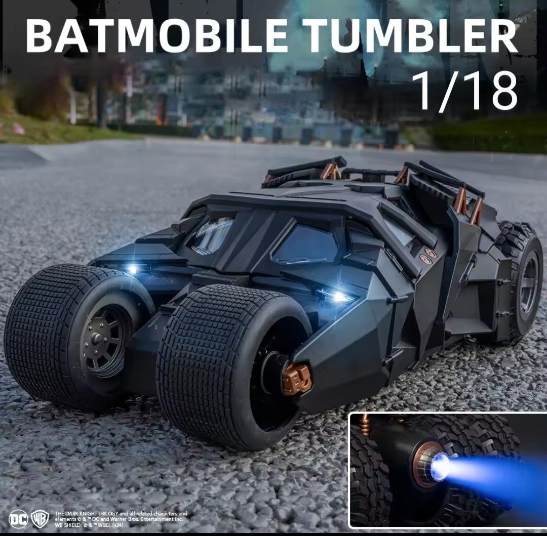 ☆未使用 1/18 バットモービル ダイキャスト ミニカー スプレー噴射