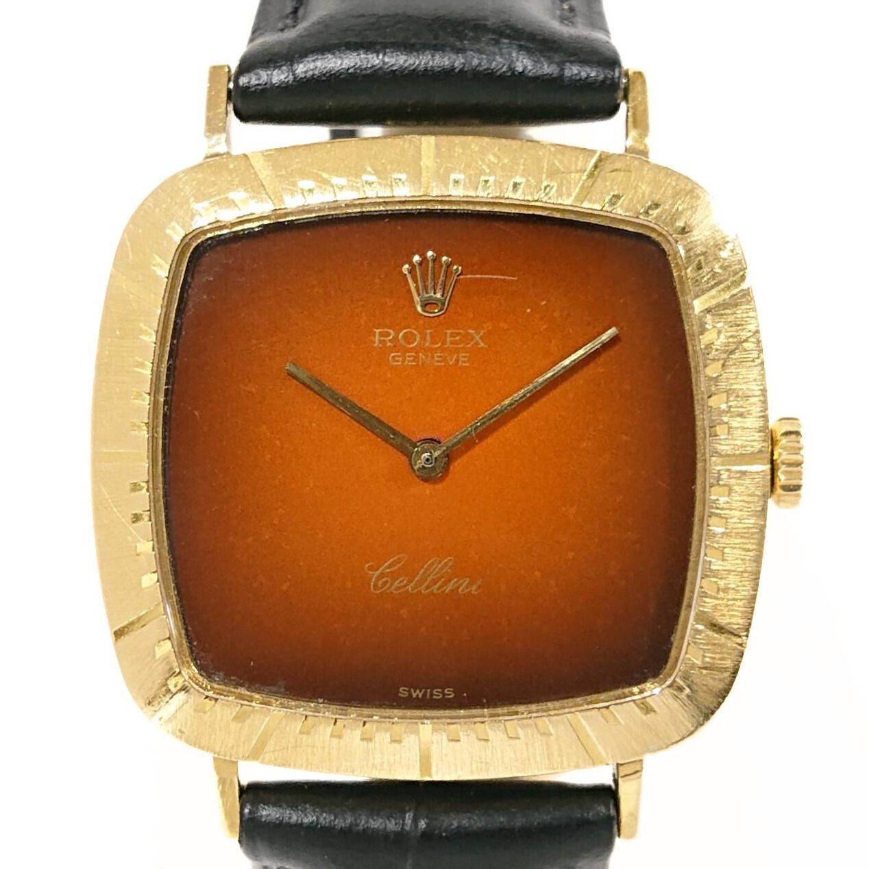 ROLEX CELLINI 4084 Hand-Winding Refinished Dial K18YG ロレックス