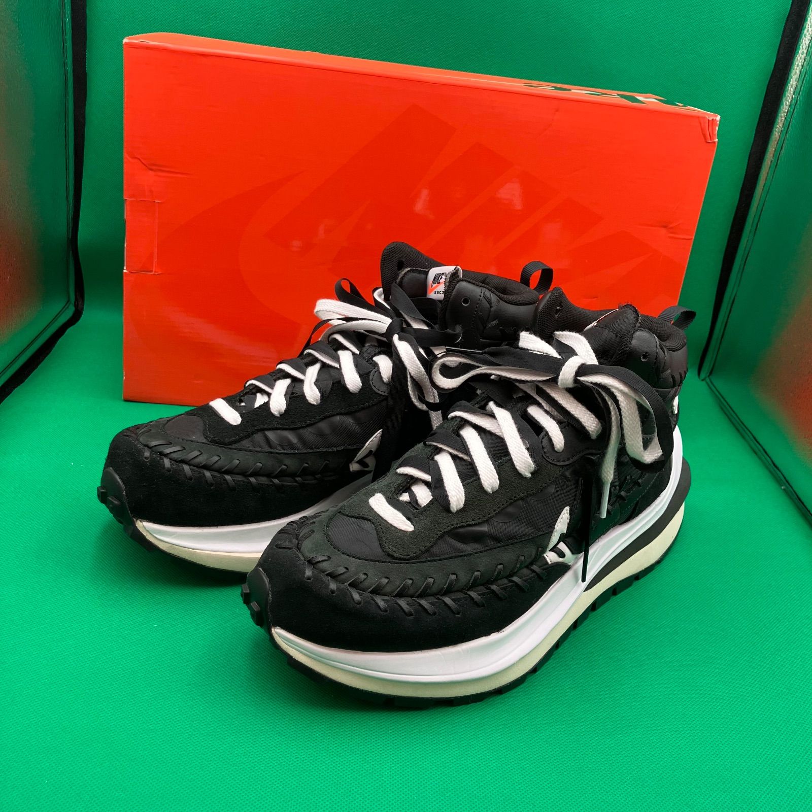 6650 NIKE LDVAPORWAFFLE MIX SACAI ブラック27.5cm 管理ID:TKT-新品本物