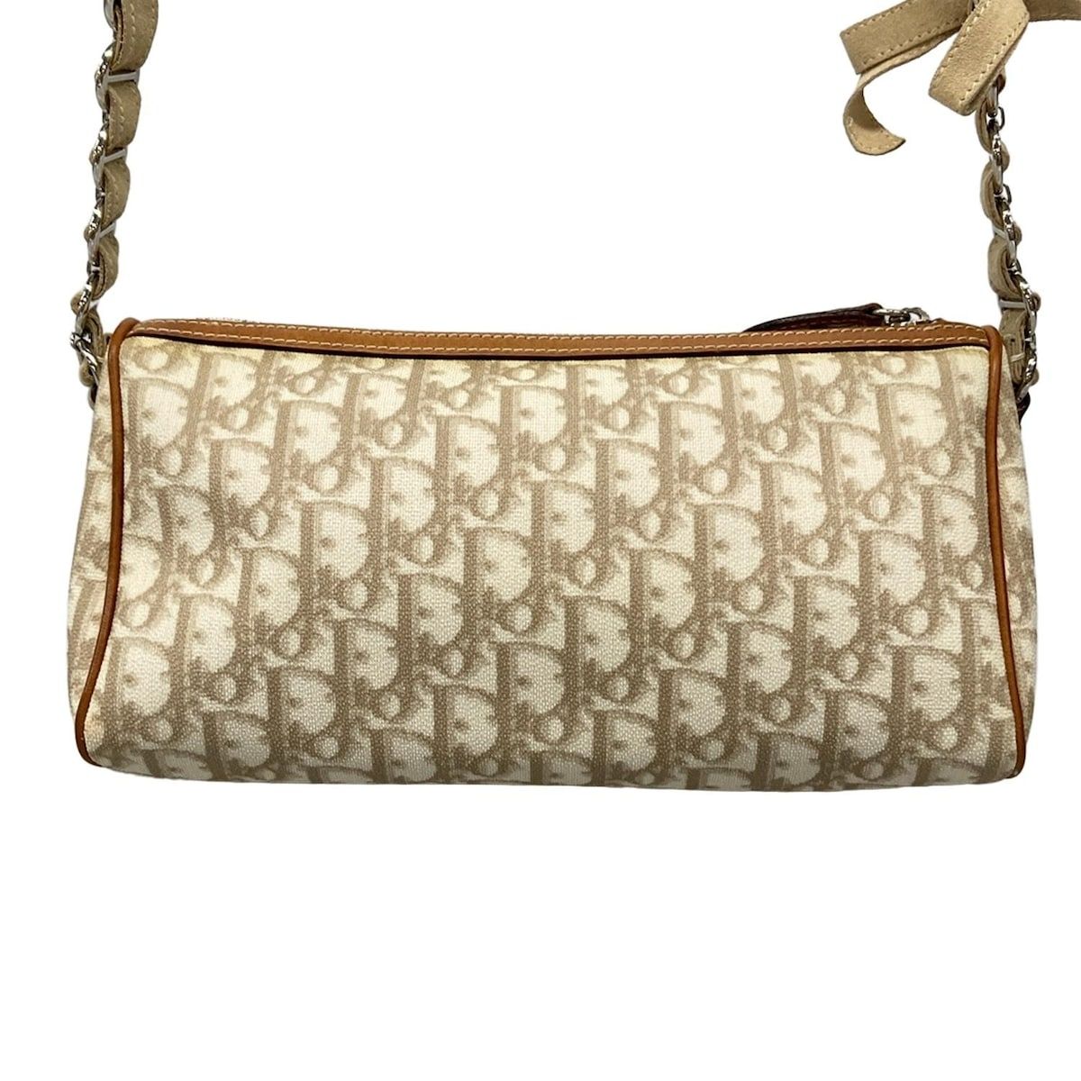 Dior ディオール オーストリッチ ショルダーバッグ ベージュ Dior ディオール オーストリッチ ショルダーバッグ ベージュ