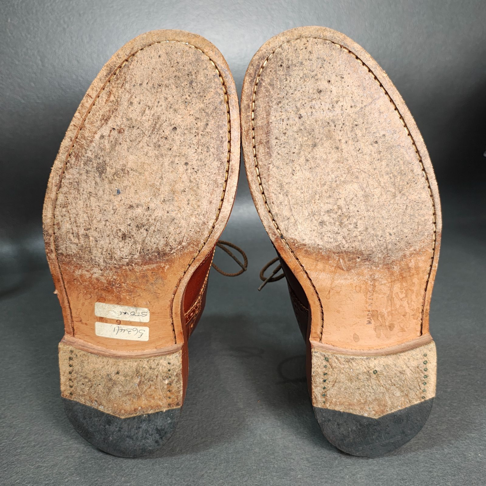 Trickers 8.5 トリッカーズ カントリーブーツ メダリオン ウイング