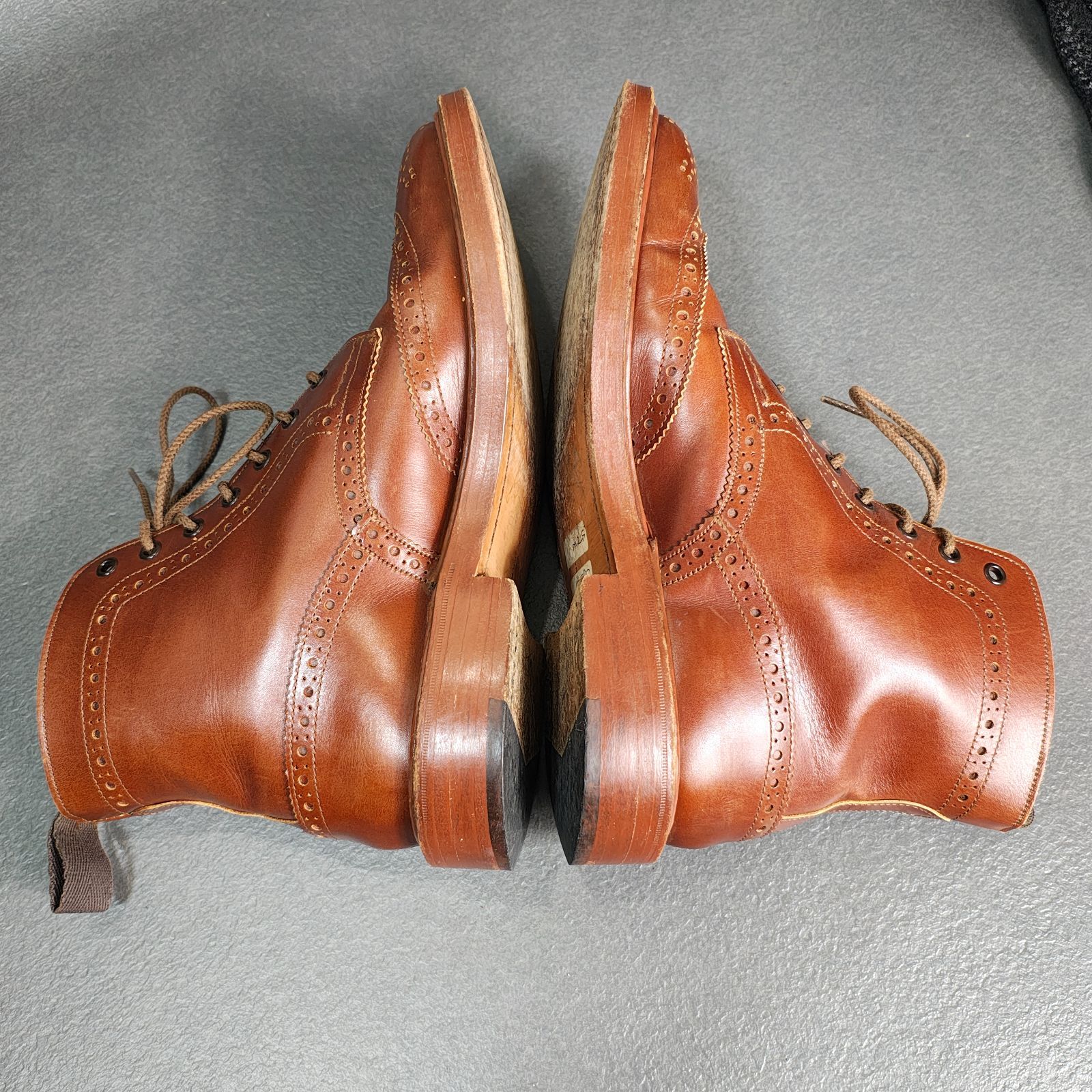 Trickers 8.5 トリッカーズ カントリーブーツ メダリオン ウイング