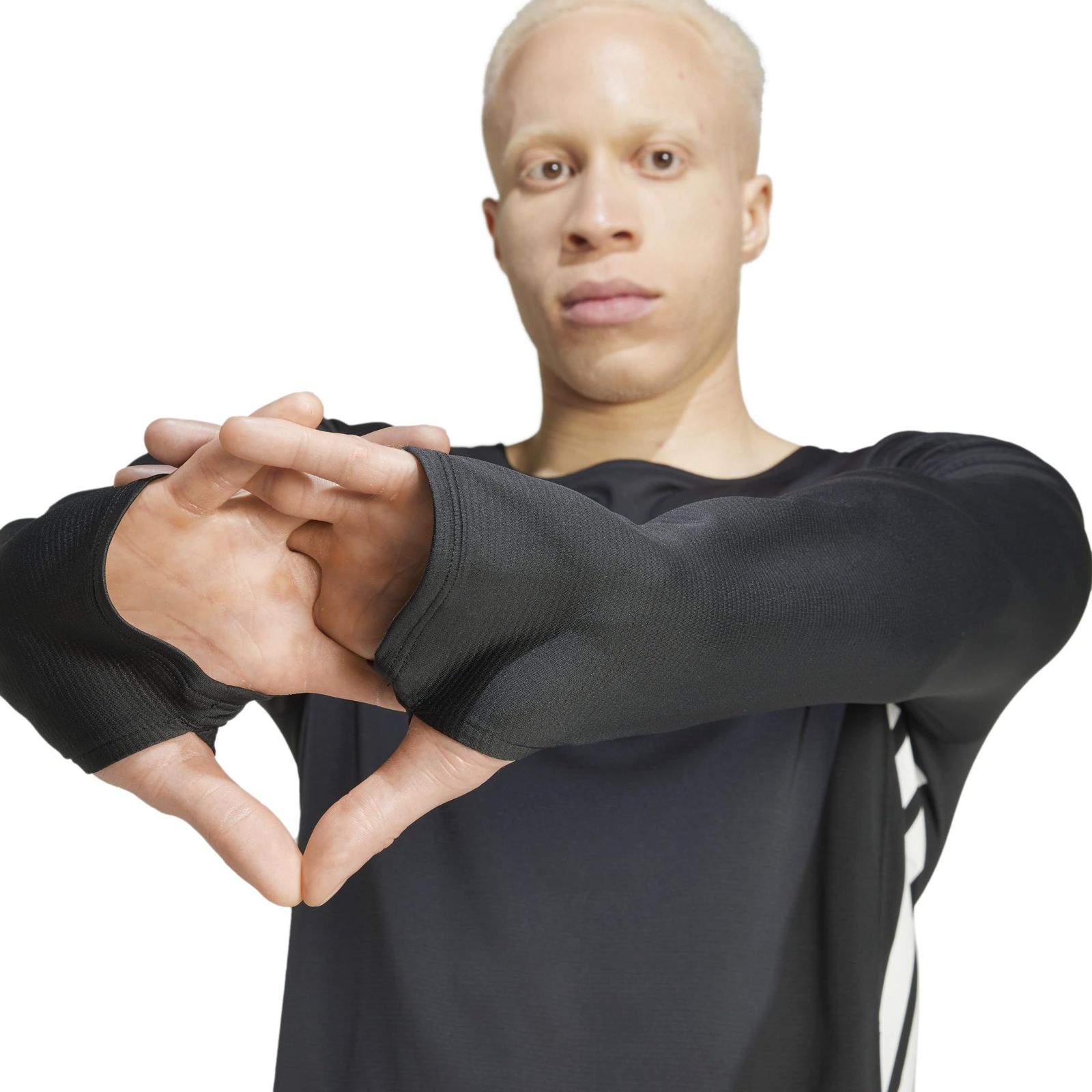 アディダス ランニング 長袖 Tシャツ アディゼロ L メンズ KRZ 27 ブラック JD 3638 M