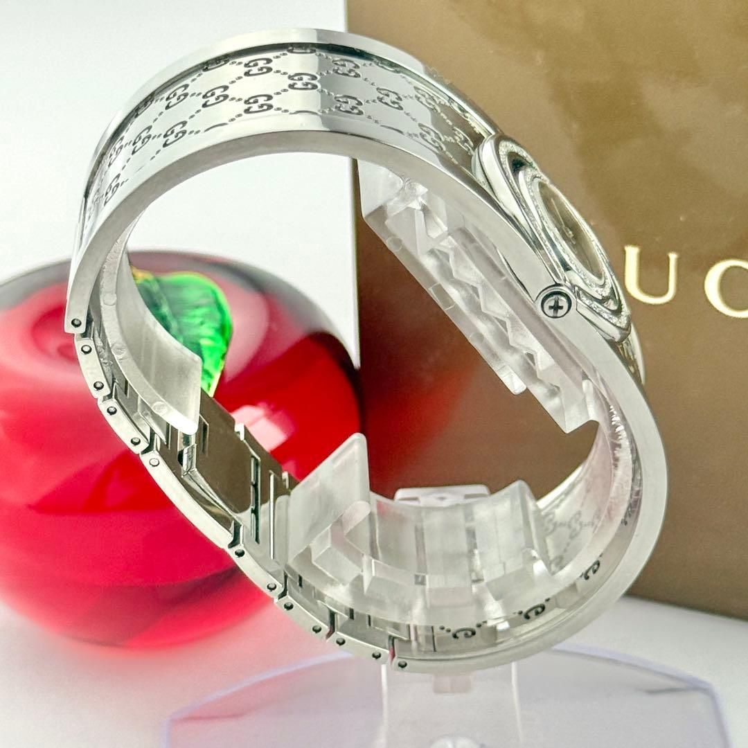 グッチ トワール 112 2重ダイヤベゼル 新品電池 レディース 腕時計 702