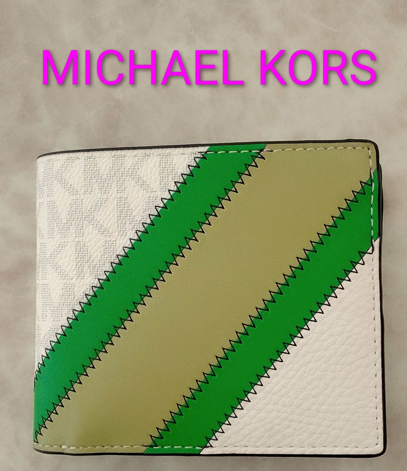 AMW 01 マイケルコース 2つ折り財布 メンズ