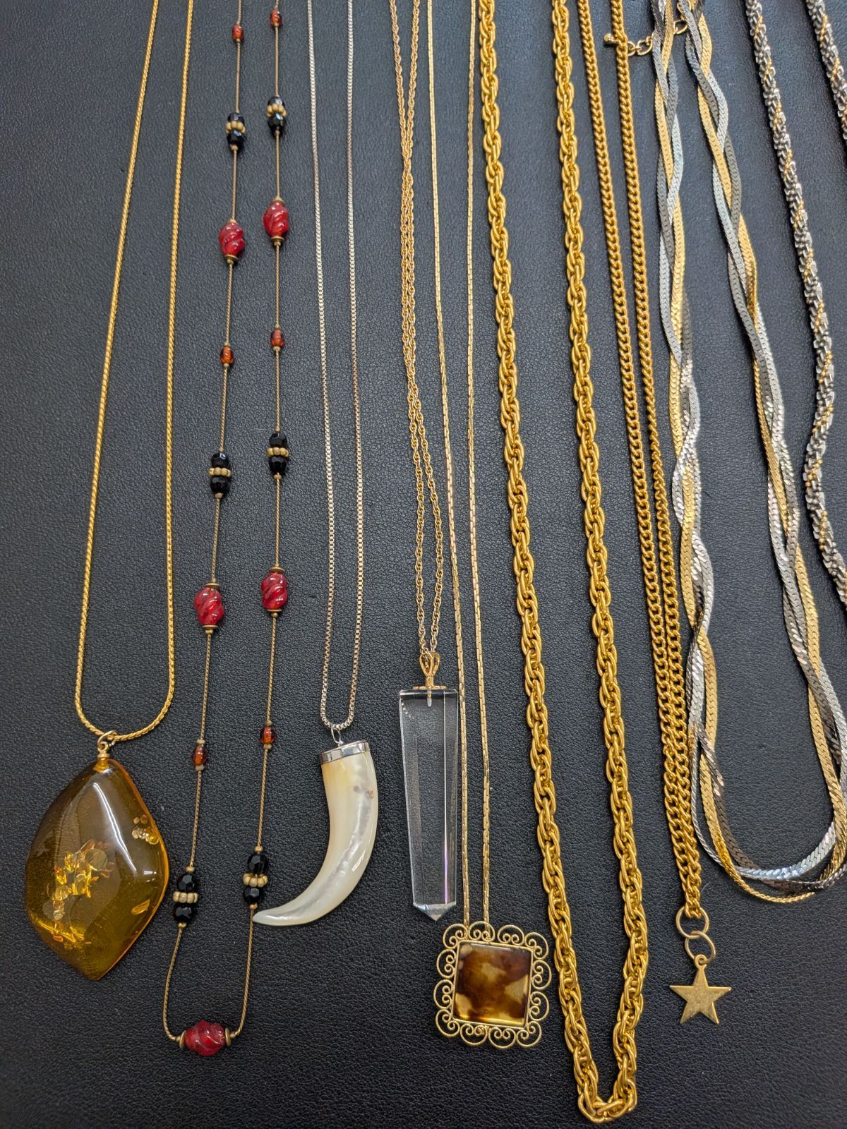 遺品整理 まとめて㉜】ジュエリー 20点 ネックレス ブローチ