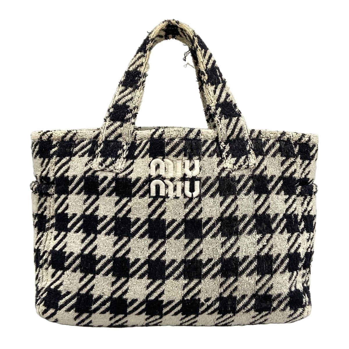 miumiu(ミュウミュウ) トートバッグ テリークロス トートバッグ miumiu(ミュウミュウ) トートバッグ テリークロス トートバッグ