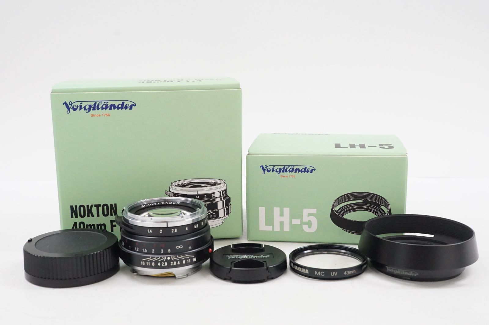 L 081755-2 フォクトレンダー NOKTON CLASSIC S.C 40 mm F 1.4 レンズ レンズフード付き