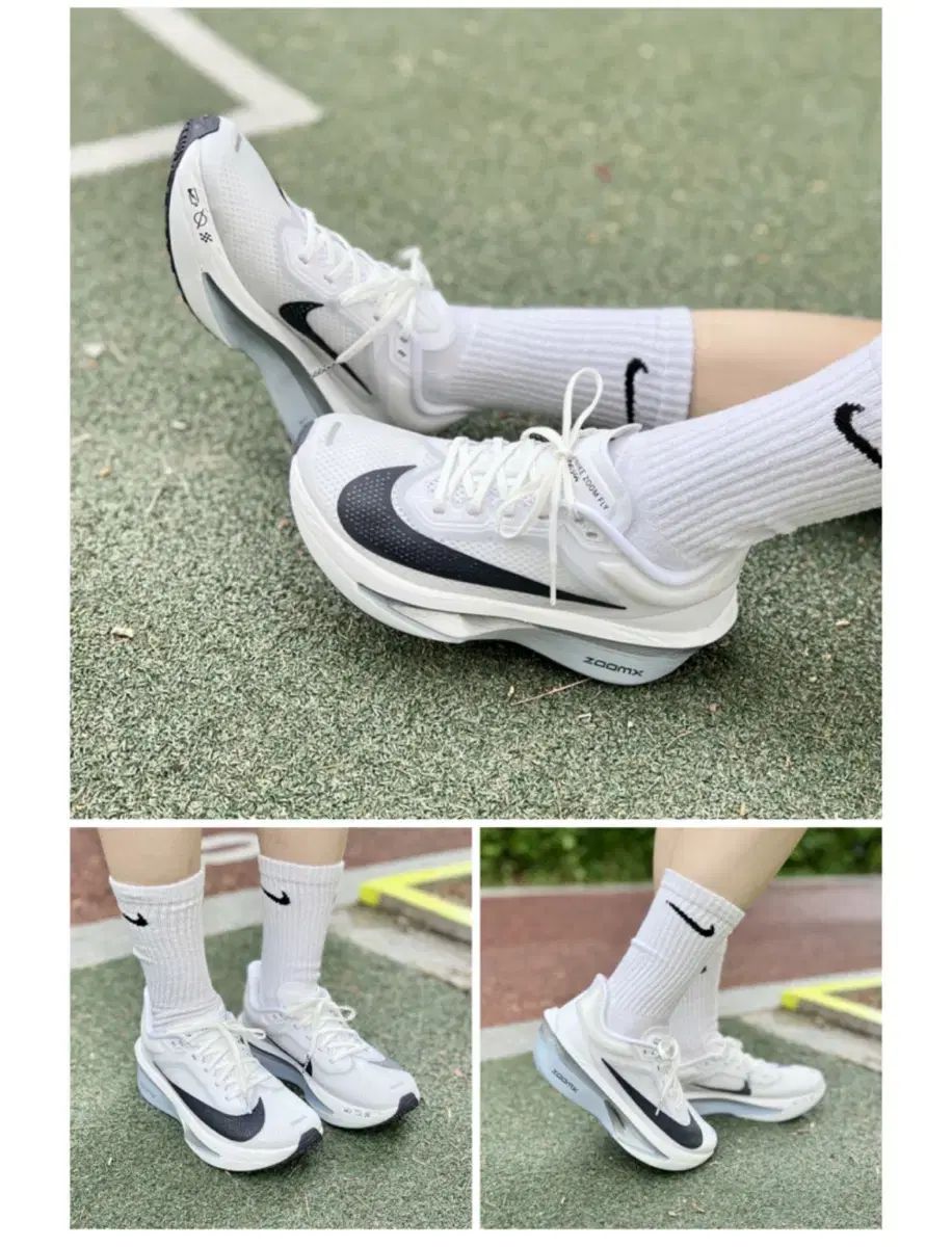 新品) NIKE ナイキ ズームフライ 6 白プラチナ 230mm