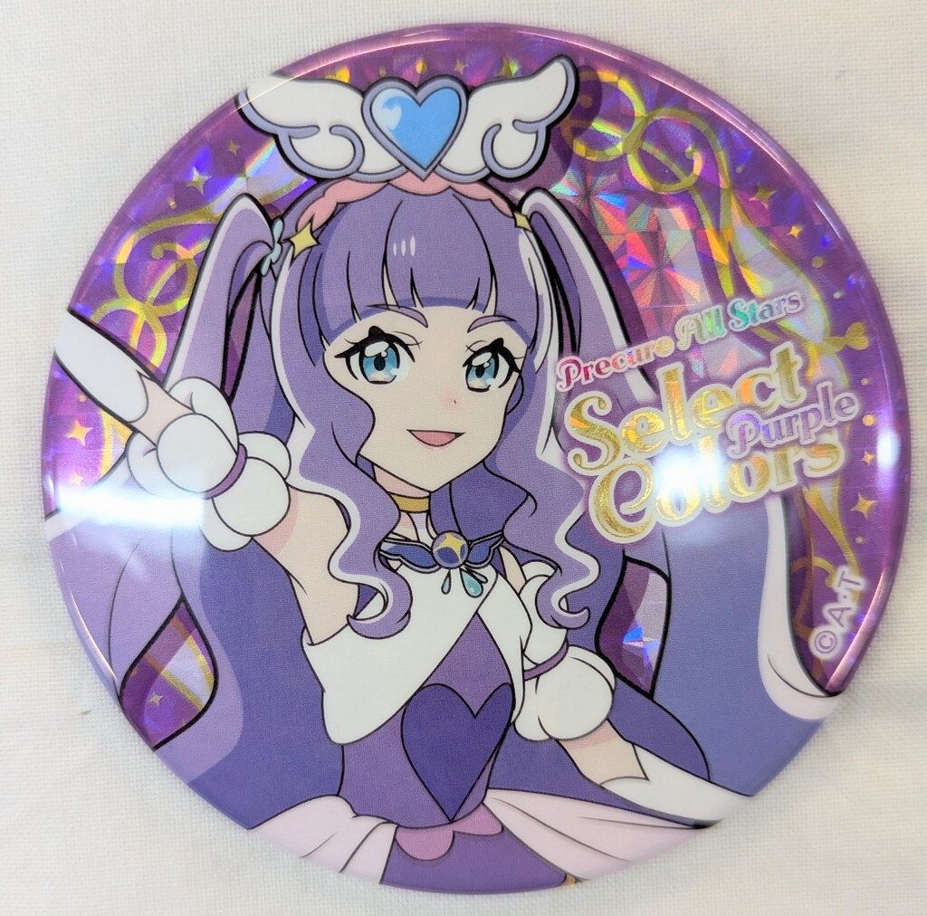 参考用　パープルとか　缶バッジ API プリティストア限定 Select Colors-Purple-#1 ホログラム缶バッジ