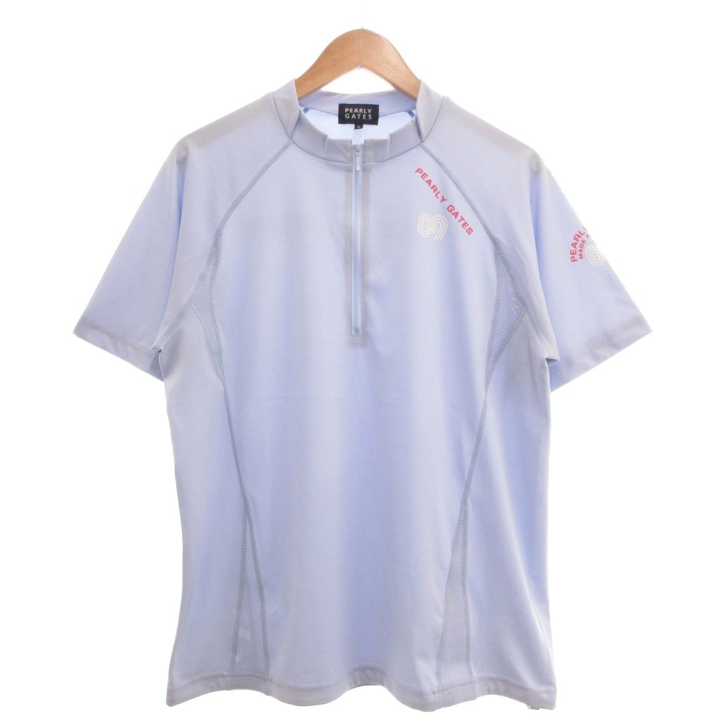 パーリーゲイツ PEARLY GATES カットソー プルオーバー 5 半袖 ハーフ