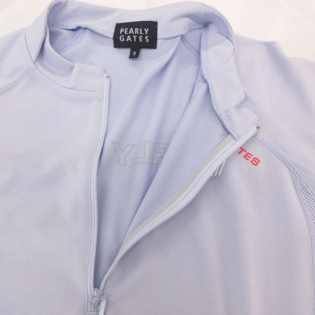 パーリーゲイツ PEARLY GATES カットソー プルオーバー 5 半袖 ハーフ